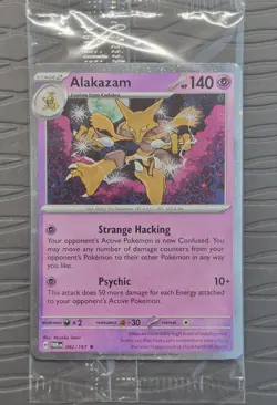 Alakazam Holo Exclusive Pokemon Knockout 082/167 Factory Sealed - Image 1