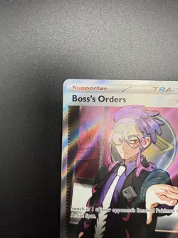 Pokemon Boss's Orders Corbeau Trainer Supporter Full Art Ultra Rare ASC 256/217 - Image 3