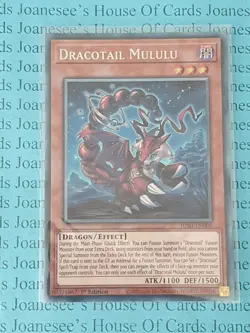 JUSH-EN005 Dracotail Mululu Collectors Rare Yu-Gi-Oh Card 1st Edition New - Image 3