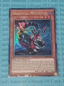 JUSH-EN005 Dracotail Mululu Collectors Rare Yu-Gi-Oh Card 1st Edition New - Image 4
