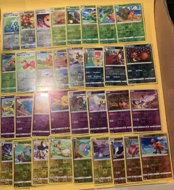 Pokemon Lot Of 33 Reverse Holos From Evolving Skies Set 2021 (B) - All NM/M - Image 1