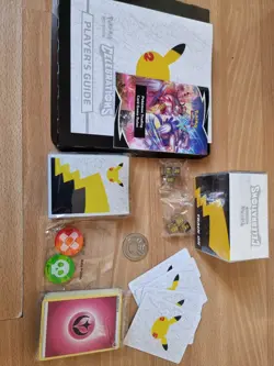Pokemon Center Celebrations Elite Trainer Box with Sleeves, Coin, and Dice Deck - Image 1