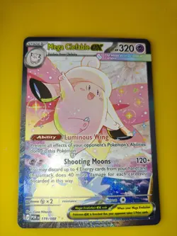Mega Clefable ex 119/88 Special Illustration Rare SIR Pokemon Perfect Order NM! - Image 2