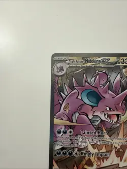 Pokemon TCG Team Rockets Nidoking EX 233/182 Sir Destined Rivals - Image 2