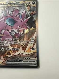 Pokemon TCG Team Rockets Nidoking EX 233/182 Sir Destined Rivals - Image 4