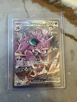 Pokemon TCG Team Rockets Nidoking EX 233/182 Destined Rivals Near Mint Condition - Image 1