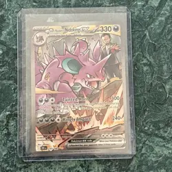 Pokemon TCG Team Rockets Nidoking EX 233/182 Destined Rivals Near Mint Condition - Image 1