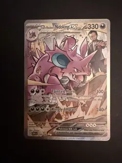 Pokemon TCG Team Rockets Nidoking EX 233/182 Destined Rivals - Image 1