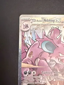 Pokemon TCG Team Rockets Nidoking EX 233/182 Destined Rivals - Image 2