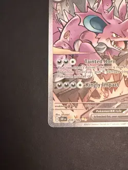 Pokemon TCG Team Rockets Nidoking EX 233/182 Destined Rivals - Image 4