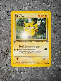 Pokemon TCG Cards 1st Edition Pikachu 60/64 Jungle EXC - Image 3
