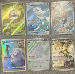 Pokemon TCG Illustration Rare Lot of 12 Near Mint Cards (S&V, Mega, SwSh) - Image 3