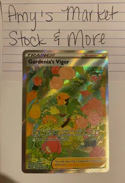 Pokemon Card Gardenia's Vigor GG61/GG70 NM Crown Zenith Full Art Ultra Rare TCG - Image 1