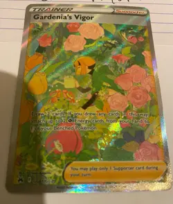 Pokemon Card Gardenia's Vigor GG61/GG70 NM Crown Zenith Full Art Ultra Rare TCG - Image 2
