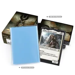 Katomula 100 MTG Card Sleeves with 100 Inner Sleeves, Textured Back Art Angel - Image 2