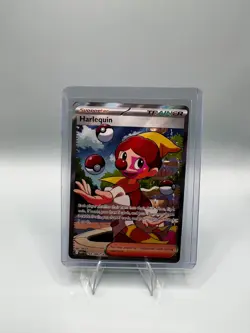 Harlequin 163/086 Full Art NM/M White Flare Pokemon Card | FAST SHIPPING - Image 1