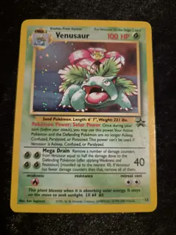 Vintage 2000 Venusaur 13 / 53 Wotc Black Star Promo Holo Pokemon TCG Card NM - Image 1