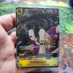 BOA HANCOCK P-115 PRE-RELEASE EVENT WINNER PROMO ONE PIECE CARD TCG ENGLISH - Image 1