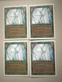 Wall of Ice 4er Set- MTG - REVISED (3rd) - ENGLISCH - ©1994 NM/M Uncommon - Image 1