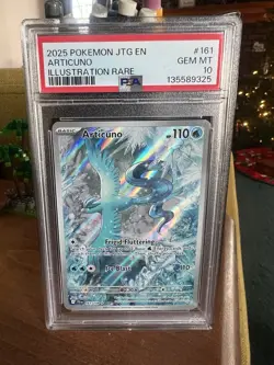 Pokemon TCG Articuno Journey Together Illustration Rare Holo 161/159 PSA 10 - Image 1
