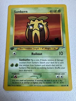 Sunken 1st Edition 83/105 Neo Destiny WOTC Vintage Pokemon - Image 1