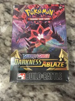 Pokemon TCG: Sword & Shield DARKNESS ABLAZE Build & Battle Kit Factory Sealed - Image 1
