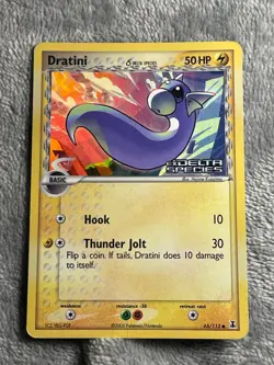Dratini Reverse Holo 65/113 Delta Species 2005 Pokemon Card - Image 1