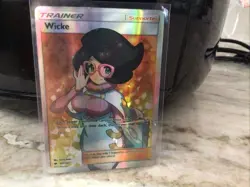 Pokemon Wicke Ultra Rare Full Art Trainer 147/147 Sm-Burning Shadows Holo - Image 1
