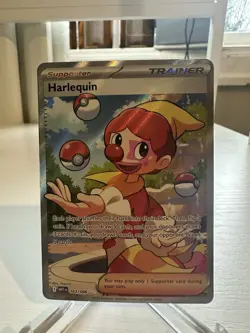 Pokemon TCG Harlequin Ultra Rare Full Art Trainer Sv: White Flare Holo 163/086 - Image 1