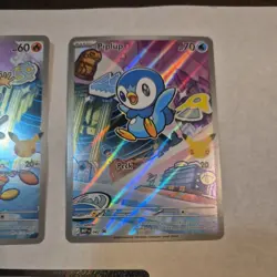 Pokemon 1st Partner Illustration Collections Turtwig Chimchar Piplup & (2) ex - Image 4
