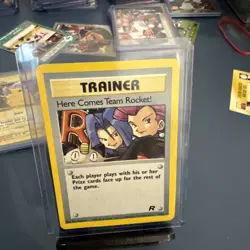 Pokemon TCG Trainer Here Comes Team Rocket! Holo 15/82 Vintage🔥 - Image 1
