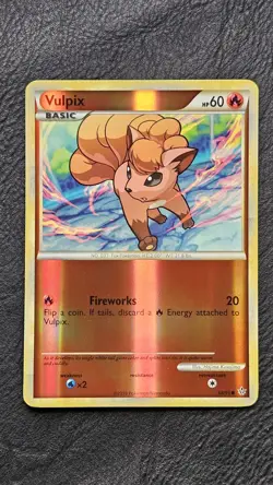Vulpix 68/95 Common Reverse Holo Pokemon TCG Unleashed - Image 1