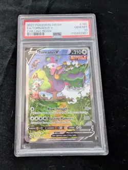 Pokemon Tornadus V (Alternate Full Art) 185/198 Chilling Reign PSA 10 - Image 1