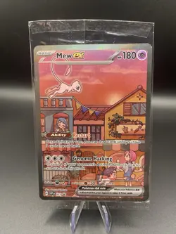 SEALED Pokemon Mew EX Black Star Promo TCG Card SVP053 151 New - Image 1