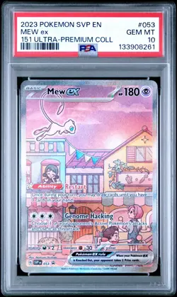 Pokemon Mew EX Black Star Promo TCG Card SVP053 151 PSA 10 (fresh Slab) - Image 1