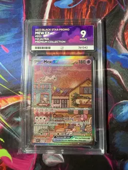 Pokemon Mew EX Black Star Promo TCG Card SVP053 151 ACE 9 - Image 1