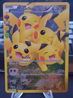 Pokemon TCG Pikachu Generations Radiant Collection RC29/RC32 Full Art Holo Card - Image 1