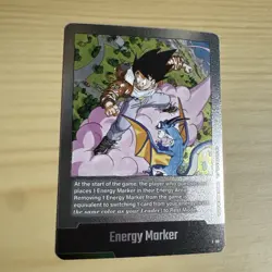 Energy Marker E-80 Silver Goku Manga Booster 02 Dragon Ball Card English - Image 2