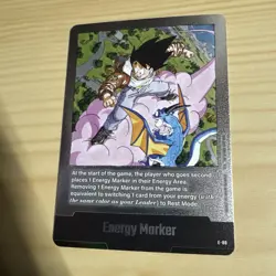 Energy Marker E-80 Silver Goku Manga Booster 02 Dragon Ball Card English - Image 3