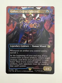 Golbez Crystal Collector Showcase MTG Magic the Gathering Card NM Near Mint FIN - Image 1
