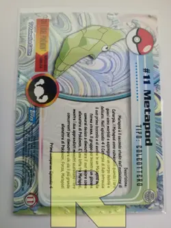 Metapod 11 ® Topps Trading Cards 1999 Series 1 ® Pokemon ® Italiano ® EX - Image 2