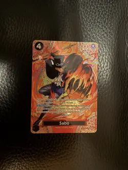Sabo (P-105) (SP) - Adventure On Kami's Island (OP15-EB04) TCG English Card - Image 1