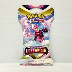 1x Lost Origin Sword & Shield Sealed Pokemon Card Sleeved Booster Pack - Image 1