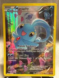 Pokemon Manaphy XY113 XY Promo Holo Basic 70 HP Pokemon TCG Card - Image 1