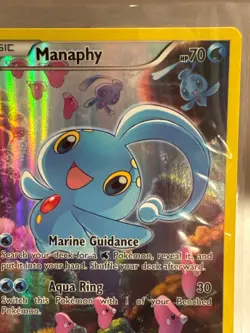 Pokemon Manaphy XY113 XY Promo Holo Basic 70 HP Pokemon TCG Card - Image 3