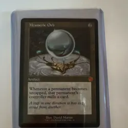 Magic: The Gathering Mesmeric Orb 2022 Artifact Card David Martin 31 - Image 1