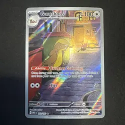 Pokemon TCG Gumshoos 153/132 Mega Evolution Illustration Rare Card - Image 1