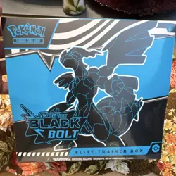 Pokemon Scarlet & Violet Black Bolt Elite Trainer Box Zekrom Thundurus 2025 - Image 1