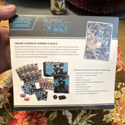 Pokemon Scarlet & Violet Black Bolt Elite Trainer Box Zekrom Thundurus 2025 - Image 2