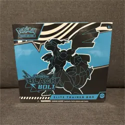 Pokemon Scarlet & Violet Black Bolt Elite Trainer Box Zekrom Thundurus English - Image 1